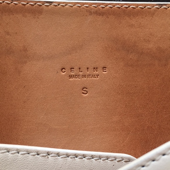 NWOT: Celine white leather silver buckle belt - Picture 4 of 5